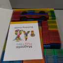 Gemmicc Magnetic Tiles, Deluxe 136 PCS Building Blocks Magnet Toys for Kids,3D Magnet Puzzles Stacking Blocks for Boys Girls,Huge Set with 2 Cars