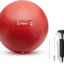 Sunny Health & Fitness Premium Anti-Burst Exercise Balls for Core Strength, Yoga, Pilates, Barre, Physical Therapy, Balance, Flexibility Non-Slip & Odorless