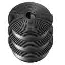 3:1 Ratio Heat Shrink Tubing Roll Adhesive Lined Industrial Marine Grade Dual Wall Heat Shrink Tube Waterproof and Sealed Black (1 inch(25.4 mm), 10 Feet)