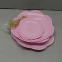 3 Tier Plastic Cupcake Stand Dessert Cupcake Stand Cakes Fruit Candy Display Tower for Wedding, Birthday Party, Tea Party and Baby Shower (Pink, 2)