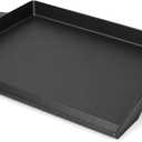 23"x16" Cast Iron Universal Griddle for Gas Grill - 23.5lb Heavy Duty - Pre-Seasoned Nonstick Surface, Reinforced Ridges & Extra High Sidewalls, Flat Top Plate for Gas/Charcoal