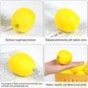 Notakia 25 Artificial Lemons Artificial Fruits Fake Lemons Lifelike Lemonade Simulation Party Kitchen Table Summer Decorations Vase Filler Photographic Props (25 Pcs Yellow Lemons)