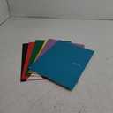 Five Star 4-Pocket Folder, 6 Pack, Paper Folder, Fits 3-Ring Binders, Holds 8-1/2" x 11" Paper, Assorted Colors (38056) (Black, Blue, Red, Green, Purple, Yellow)