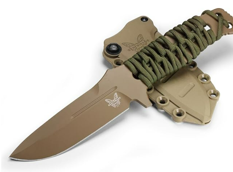 Benchmade - Adamas 375 Tactical Knife with Flat Earth Paracord Handle (375FE-1)