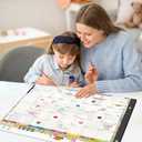 Gannyfer Desk Calendar 2026-2027, 18-Month Large Desk Calendar, Use Now Until March 2027, 22" x 17" Desktop Pad Calendar, with Notes Section, Thick Paper, Large Grid Layout (6 Stickers Included)