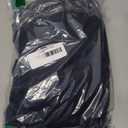 Amazon Essentials Women's Relaxed-Fit Cotton Sateen Crewneck Tiered Midi Dress (Large, Navy)