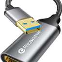 Reborn USB to HDMI Adapter, 1080P@60Hz USB 3.0 Male to HDMI Female Multi-Display Cable Converter Suitable for Macos Windows 7/8/10/11 - Driver Installation is Required