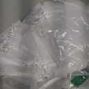 HRX Package 100pcs White Organza Jewelry Bags Drawstring 3 x 4 inch, Little Mesh Gift Pouches Mini Candy Bags for Small Presents Jewelry Earrings