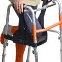 Walker Knee Sling, Adjustable Knee Rest with Padding for Surgery Recovery, Alternative to Crutches & Knee Scooters for Non Weight Bearing, Walker Accessories for Ankle/Foot Injuries