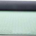 Yoga Mat Pilates Exercise Mat Men And Women Sit-ups Stretch Push-ups Longer And Wider Home Gym Sports Equipment (Green)