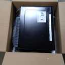 Toshiba Air Fryer Combo 4-in-1 Countertop Microwave Oven, Smart Sensor, Convection, Mute Function, Position Memory 13.6" Turntable, 1.5 Cu Ft, 1000W, Black, ML-EC42P(BS)