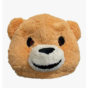 Plush Halloween Teddy Bear Head Mask Mascot Costume