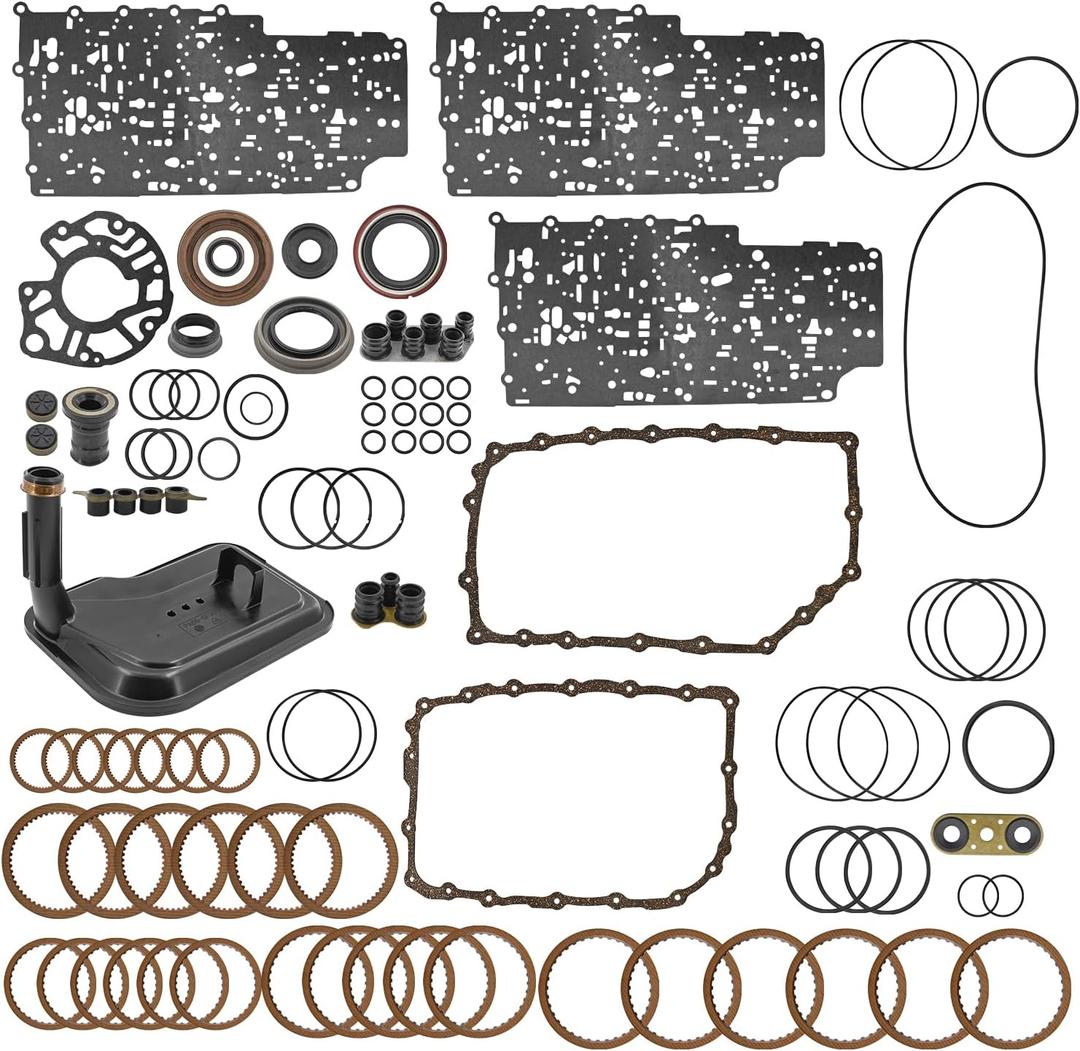 6L80 6L90 Transmission Master Rebuild Kit with Filter Gaskets Compatible with Chevy Tahoe Camaro Suburban 1500 2500 for GMC Yukon Sierra 1500 2500 for Escaladefor Hummer H2/H3 2006+