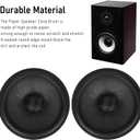 Paper Speaker Cone Subwoofer Cones,1 Inch Inner Diameter Speaker Paper Drum with Rubber Surround for 5 Inch Speakers 2pcs