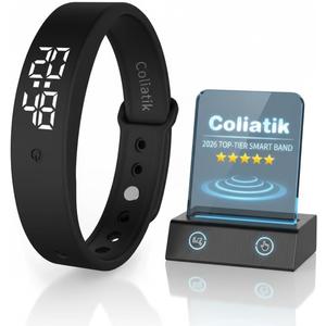 Vibrating Alarm Wristband Deaf People Watch Band Fit Sleeps Rise Silent Shock Clock Bracelet Bands for Heavy Sleepers Wearable Wrist Band That Won't Wake Partner Vibration Bed Shaker