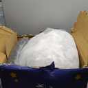 Hobestluk Giant Bean Bag Chair Bed for Adults, Large Bean Bags with High-Density Foam Filling, Convertible Big Sofa Bed Couch for Living Room, Bedroom, Playroom (Grey, Queen) (Light Gray)