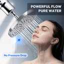 Ispring 33-Stage High Output Shower Filter, Universal Shower Head Filter for Hard Water, 99% Removal of Heavy Metals, Chlorine & Sediment - Chrome (SF1S)