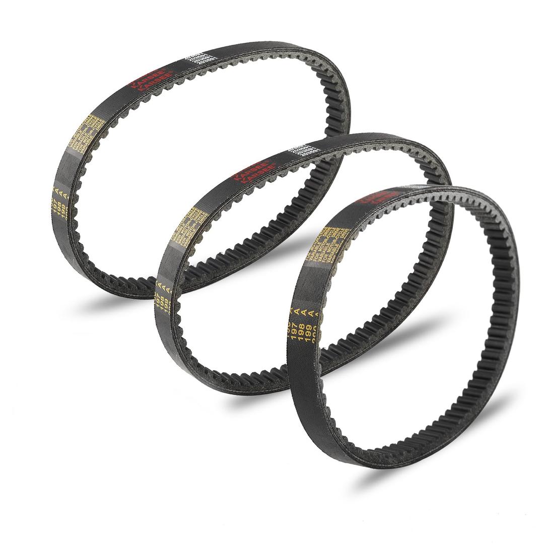 KARSEE 3pcs 30 Series Go Kart Drive Belt for Yerf Dog 203591 Q430203W Q43103W Q43203W Manco Carter 5.5hp 6.5hp 203591