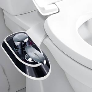 Toilet Attachment for Toilets Seat,Self-Cleaning Hot&Cold Water Bidet-Toilet Attachment for Hygiene,Non-Electric Bidets Sprayer, Adjustable Water Pressure with Bidet Hose for Feminine /Real Wash.