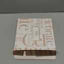 UNIQOOO 12 Pack 2" Rustic Walnut Wood Stands for Cardstock, Wedding Table Numbers Holders, Photo Holder, Photo Display Stand for Event Decor, Retail Shop, Cafe Restaurant Menu, Business Card, Name Tag