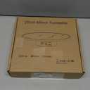 JAYEGT Motorized Rotating Display Stand, 10inch /11Lbs Load ,Mirror Cover 360 Degree Electric Rotating Turntable ,Cup Display Turner Stand,Photography Products, Jewelry ,Tumbler -Black