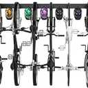 TORACK Bike Storage Rack, 6 Bike Racks & 5 Hooks for Garage, Wall Mount Vertical Bicycles Hanger for Home Space Saving, up to 600lbs, 64-inch