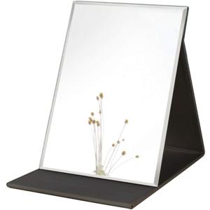 Zcooooool Large Portable Super HD Mirror - Multi Stand Angle Hand Free/Handheld/Tabletop Foldable Mirror 10x7 Inch (Black)