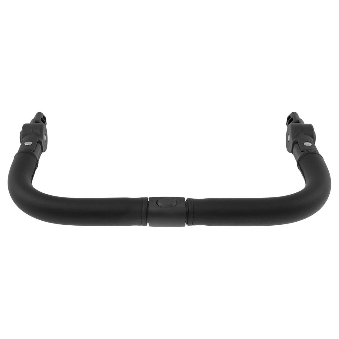 Stroller Bumper Bar Angle Adjustable Armrest Stroller Handle Stroller Bar Removable Stroller Crossbar for Bbz Yoyo, Yoyo 2, Yoyo+, Black PU Leather (Lock Size Range: 0.59~1.57in)