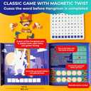 QUOKKA Magnet Game for Kids 3-5 - Hangman Game Kids Ages 4-8 - Travel I Road Trip I Plane I Car Ride - Magnetic Toddler Travel Toys