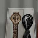 Smart Watch (Answer/Make Calls) for Women,1.32" AMOLED Smartwatch for Android and for iPhone, 3ATM Fitness Tracker with Heart Rate/Sleep/SpO2 Monitor, 100+ Sport Modes Fitness Watch (Gold)