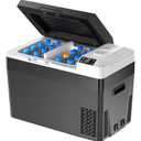 Marsail 12 Volt Car Refrigerator, 32QT Electric Cooler, Portable Car Fridge with Battery Power Option, 12/24V DC and 110-240V AC for Truck, RV, SUV, Travel, Camping, Road Trips -4F to +68F