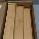 Spice Rack Kitchen Cabinet Organizer- 3 Tier Bamboo Expandable Display Shelf Yellow