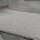 DEXI Bathroom Runner Rugs 24x60, Non Slip Washable Long Bath Mat, Luxury Chenille Super Absorbent Ultra Thick Bathmats for Shower Floor, Plush Fluffy Shaggy Carpet for Tub, White