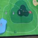 Portable Golf Chipping Game Set for Dads & Junior Golfers - Indoor, Outdoor Backyard & Lawn Fun with 24 Sticky Balls, Putting Mat, 2 Putter & Carry Bag - Easy Setup Family Golf Gifts