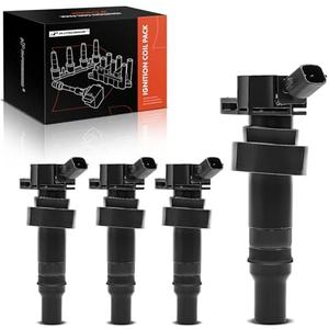 A-Premium Ignition Coil Pack Set of 4 Compatible with Hyundai Accent 2012-2020 Veloster 2012-2017 Kia Rio Soul 2012-2019 L4 1.6L Naturally Aspirated