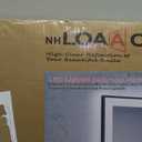 LOAAO 40"X24" LED Bathroom Mirror Black Framed