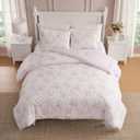 Laura Ashley - Queen Comforter Set with Shams, Reversible