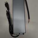 LED Driver 24V 250W Waterproof IP67 Power Supply Transformer, 85-265V AC to 24V DC Low Voltage Output, LED Transformer with 3-Prong Plug Cable for LED Light, Computer Project, Outdoor Light