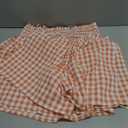 Nsywmzy Women Plaid Cami Top Wide Leg Shorts 2 Piece Lounge Set (Orange, M) 