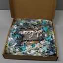 24inch Artificial Blue Forsythia Flower Wreath for Front Door Spring Summer Daisy Lavender Wreaths All Year Around Farmhouse Wild Wreath with Welcome Sign for Outdoor Wall Window Garden Porch Decor