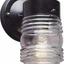 Volume Lighting V1522-5 1-Light Wall Lantern, Black