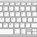 Wireless Bluetooth Keyboard for Apple Mac OS  US QWERTY Layout, Scissor Keys Precise Typing, Rechargeable Battery, Extra-Long Working Time, Compatible with iMac/MacBook Pro/Mac Mini or iPad