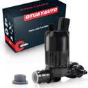 OTUAYAUTO Windshield Washer Pump - Replacement for Ford Explorer, Edge, Fiesta, Flex, Mondeo V Turnier Original Factory OEM: BA8Z17664A Washer Fluid Pump with Grommet