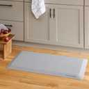 KitchenAid Gourmet Series Kitchen Comfort Gel Mat, Solid Basketweave, Matte Grey, 20"x39"