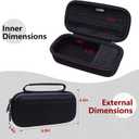 LTGEM 4K Digital Camera Case Compatible with Duluvulu/VJIANGER/AUREAPIX/Zostuic/XNSIAKXA/TESFOT/TEFTYMON 4K Digital Camera for Photography, Vlogging Protective Travel Carrying Case, Black