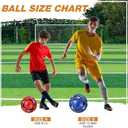 24 Pcs Soccer Ball Bulk with Pump and Carry Bag Soccer Training Ball Practice for Sport Indoor Outdoor Game Gifts