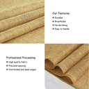 B-COOL 2 Pieces Burlap Table Runners 13x108 Inch Rustic Boho Table Runner Dresser Cover for Farmhouse Macrame Jute Fabric Thanksgiving Party Home Dining Decorations Khaki