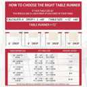 XCHI Red Little Love Hearts Valentine's Day Table Runner Table Decoration for Party Home Kitchen Dining Holiday Decor 13x108 Inch