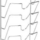 Jiallo Wall Door Mounted Pot Lid Rack With Chrome Finish WU1071 (11" x 17" x 4") 12 pack