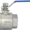 VARMHUS Full Port Ball Valve S304 Stainless Steel 304 Heavy Duty for Water, Oil, and Gas,1000WOG (1-1/4")
